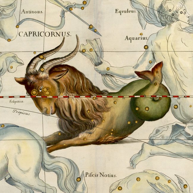 Constelația Capricornus (Capricornul)